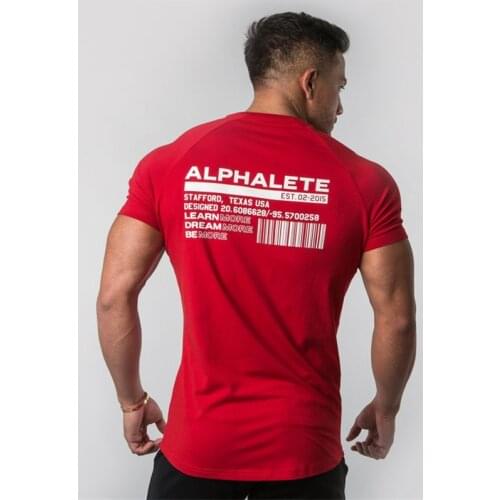 2020 New Bodybuilding Fitness Mens Short Sleeve T-shirt Shirt Men Muscle brand Fitness T Shirt Tops O-neck Slim Tee
