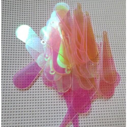 Sewing supplies DIY accessories 10X34mm suspension bar, dress, wedding dress, shoes and hats, transparent sequins of PVC