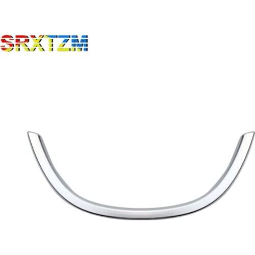 SRXTZM For BMW F10 F01 F07 M Line 5 GT 7 Series Silver Matt Car Styling Steering Wheel Decoration Circle Cover Stickers