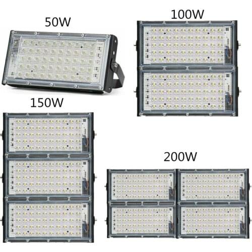 LED COB Iodine tungste lamp hight power 50W 100W 150W 200W Flood Light AC 220V Spotlight Refletor Outdoor Lighting Advertising