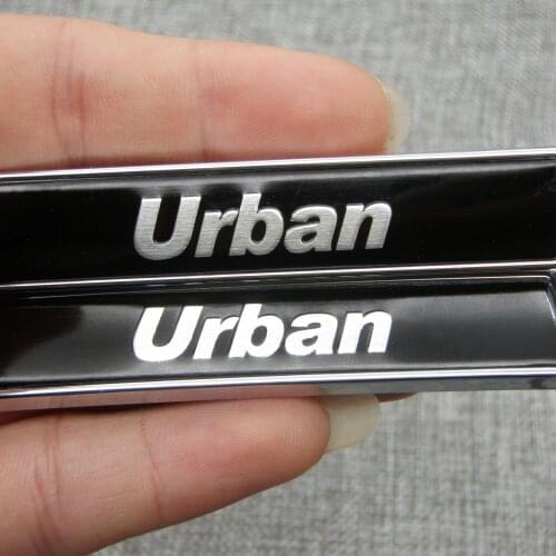 " Urban " Letters Word Car Trunk Badge Emblem Letter Decal Sticker for BMW Urban