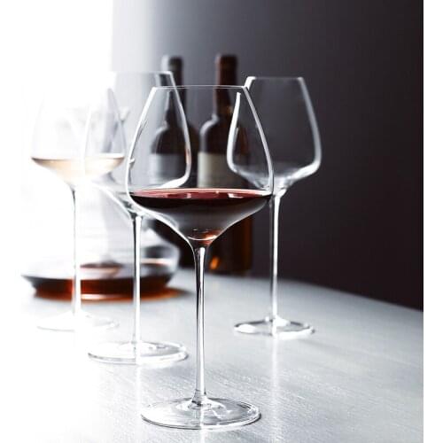 High-grade Crystal Burgundy red wine goblet Champagne Goblet Bubble Wine Tulip Cocktail Wedding Party Glass Cup drinkware