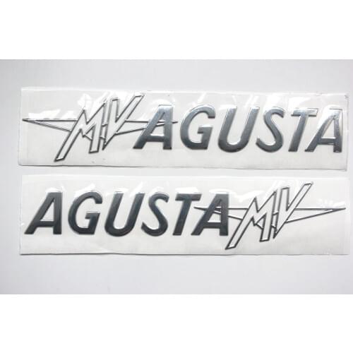 2 pcs/ lot Motorcycle 3D Sticker Decal Carbon fit for AGUSTA MV Film Waterproof Reflective 08