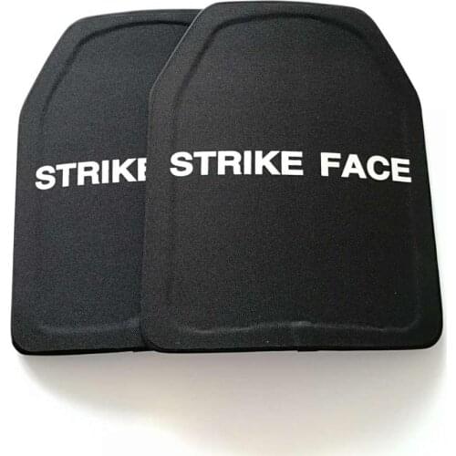 2pcs/Lot 10" x 12" UHMWPE Bulletproof Plate NIJ IIIA 3A Stand Alone Strike Face Ballistic Plate for Body Armor