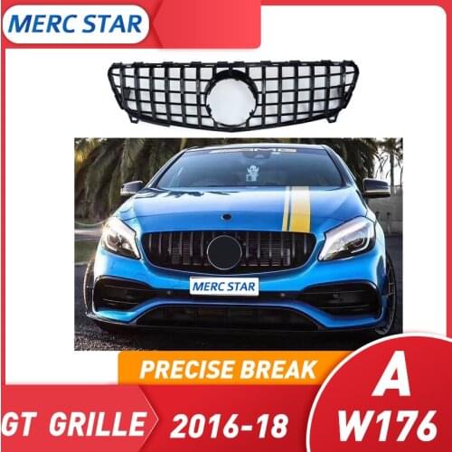 Diamond grid without emblem, suitable for new class to w176 gt r GTR, a180 a200 a260 a45 2016 + w176
