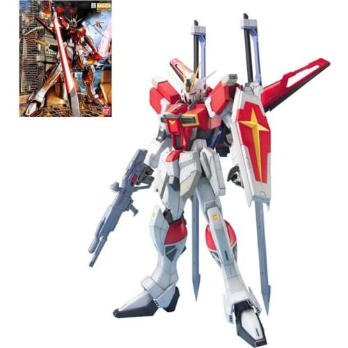 BANDAI 1/100 MG SWORD IMPULSE Gundam Model Kids Assembled Toy Robot Japanese Anime Action Figures Collections Puzzle Boys Gifts
