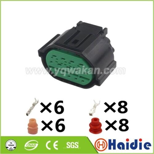 Free shipping 1sets 14pin auto plastic cable connector Kia K2K3K5 headlight wiring harness waterproof plug GL301-14021