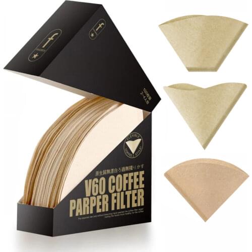 Coffee-Filter-Paper Natural High Quality Multi Sizes Filter Papers Virgin Wood Pulp Bag Coffee Filter Pape