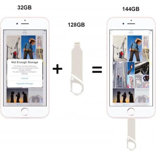 Usb Flash Drive 32GB pendrive For iPhone 11 6/6s/6Plus/7/7Plus/8/X Usb/Otg/Lightning Pen Drive For iOS External Storage Devices