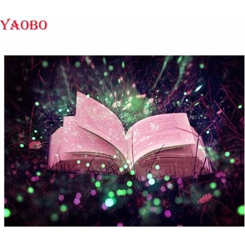 Fairy Tale Dream Book 5D DIY Diamond Painting Full Square Round Diamond Embroidery Mosaic Picture By Rhinestones Decor art