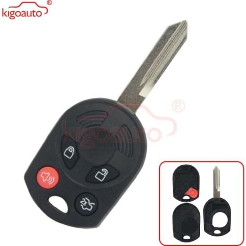 Kigoauto remote head key shell 4 button FO38 For Ford Edge Escape Flexus Focus Fusion Mustang Taurus Navigator 2007-2010