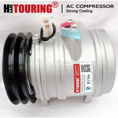 SP10 aircon air conditioning a/c ac compressor for Komatsu Tractor Kubota Massey Ferguson 720975 717638 3541139M91