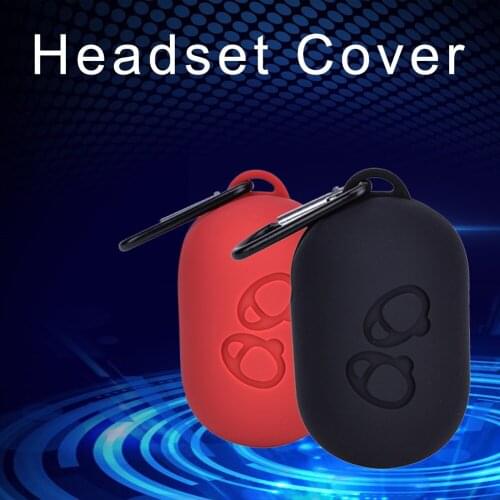 Soft Silicone Earphone Full Protective Cover With Full Carabiner Headphone Skin Case For Samsung Gear IconX2018 Accessories