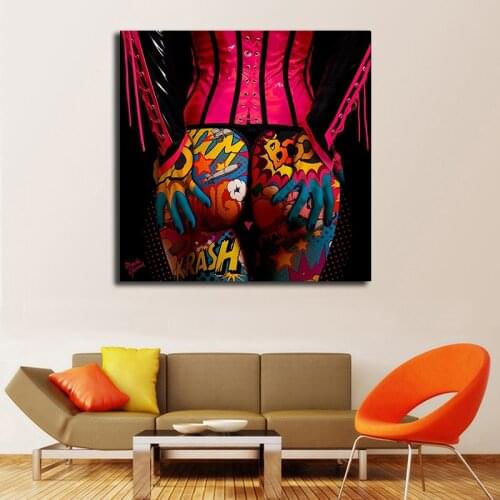 Graffiti Paint By Numbers for Adults Children DIY HandPainted Oil Painting Body Painting Picture Pop Art Paint Home Decoration
