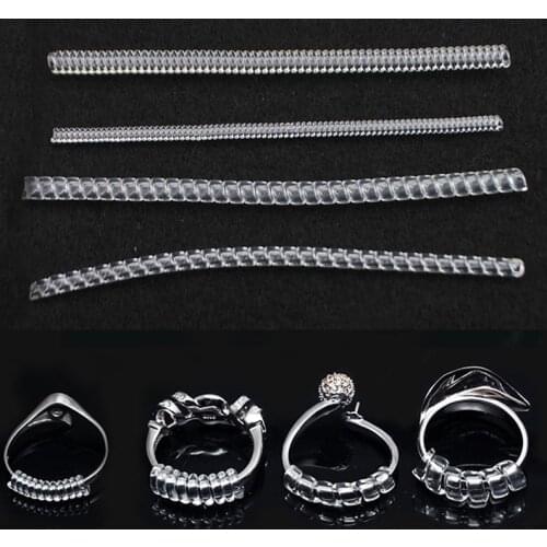 Invisible Spiral Based Ring Sizer Adjuster Guard Insert Tightener Reducer Resizing Fitter Jewelry Accessories Tools for Any Ring