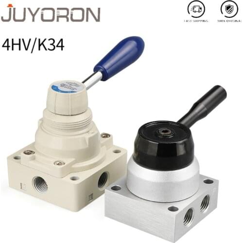 Pneumatic Cylinder Hand Rotary Valve Hand Valve K34R6-8/8D 4HV210-08