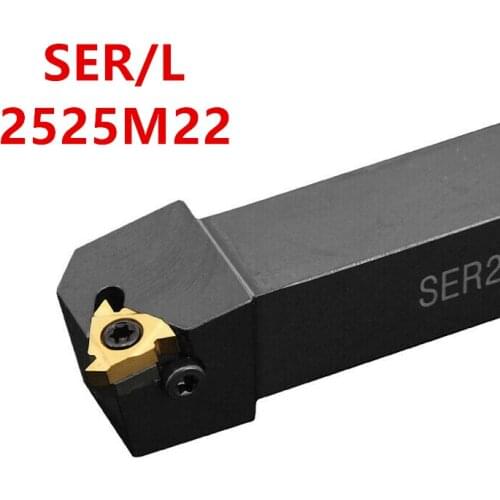 SER2525M22 SEL2525M22 SER2525M16 Thread Turning Tool External Turning Tool CNC Lathe Threading Tool for carbide insert 16ER 22ER
