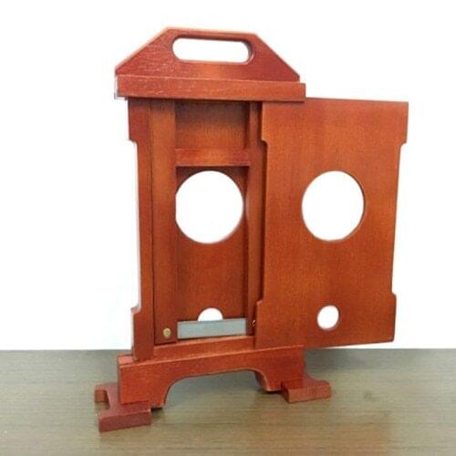 Traditional Wooden Arm Chopper Classic Magic Tricks Illusions Gimmick Professional Magician Props Magia Toys Joke Comedy