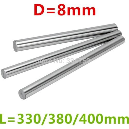 Three length : 330/380/400mm for 8mm linear rod shaft LM8UU CNC parts 3D printer parts