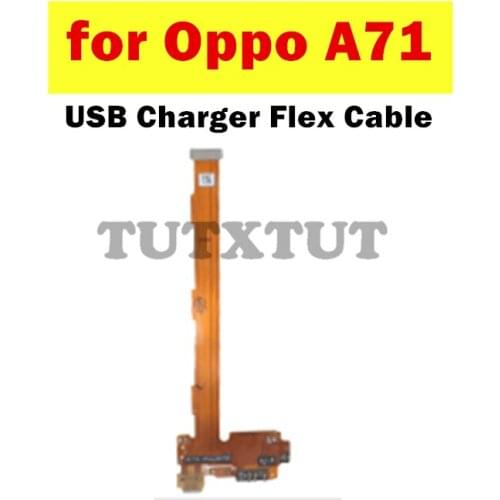 For oppo A71 USB Charger Dock Connect Earphone Jack Connecting Charging Flex Cable Repair Spare Parts Test