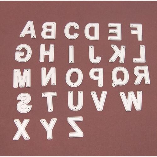 Die Cutting dies letter metal craft paper die Scrapbooking/DIY Embossing mould Easter New Year