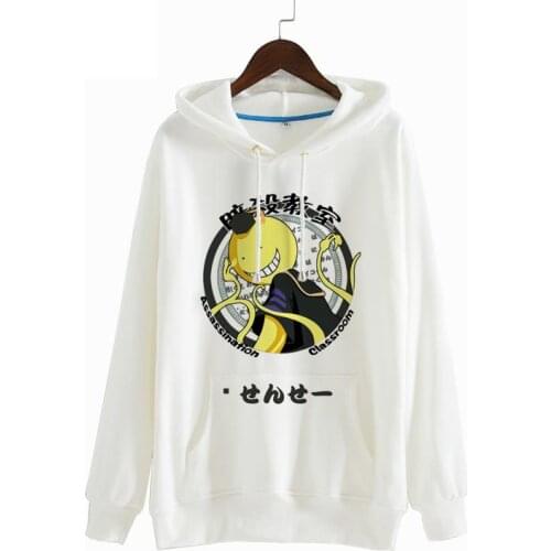 High-Q Assassination Classroom Korosensei SAAUSO Hoodies coat gypsy Sweatshirts Korosensei tie Sweatshirts cartoon jacket coat