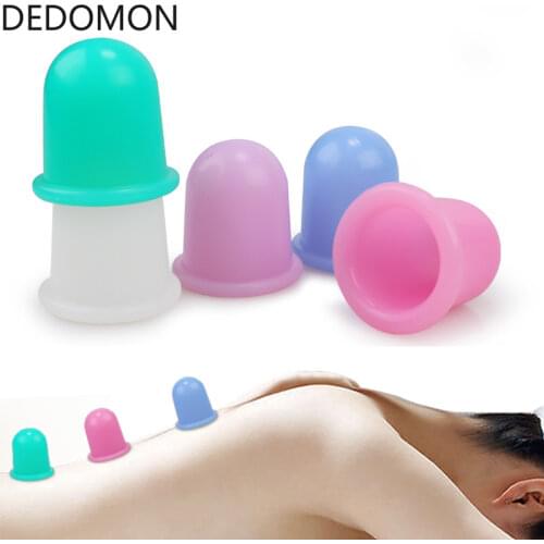 1 pc Chinese Medical Vacuum Cans Cupping Cup Cellulite Suction Cup Therapy Back Body Anti-cellulite Massage