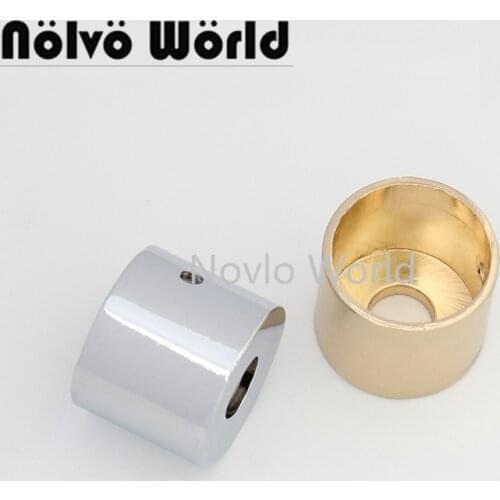 10-50 pieces 5 colors 19mm 3/4 inch bag purse large thick string ends round metal caps,handbag cord end metal cap ornaments