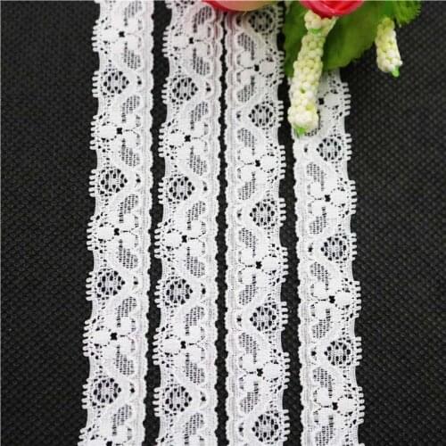 15mm 5yard Lace Ribbon Lace Trim Wedding Decoration Handcrafted Embroidered Sewing DIY Material Tablecloth decorative lace