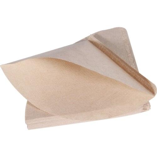 40 Pieces New Wooden Hand V60 Drip Paper Coffee Filter 102 Coffee Strainer Bag Espresso Tea Infuser Accessories V01/v02