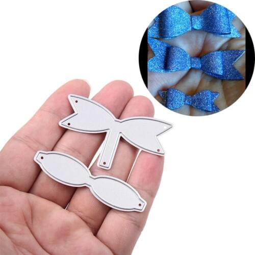 6Pcs/lot metal cutting dies cut die mold Bowknot Bows decoration Scrapbook paper craft knife mould blade punch stencils dies