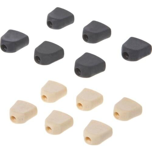 6Pcs Trapezoid Plastic Guitar Tuning Peg Tuners Machine Heads Replacement Button
