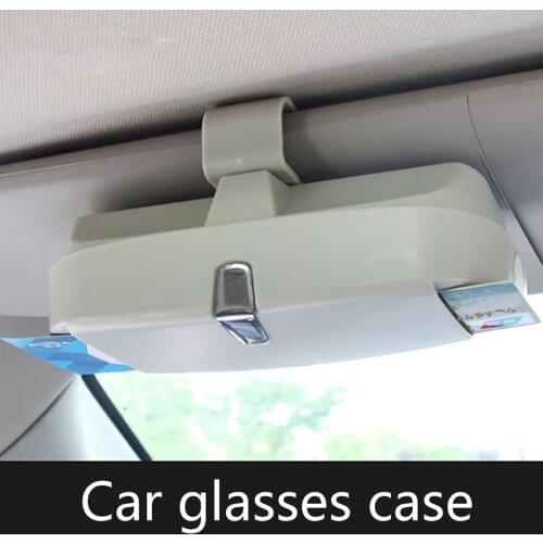 Car Universal Sunglasses Holder Accessories Glasses Case Holder Multifunctional Eyeglass Case Box Holder For Glasses