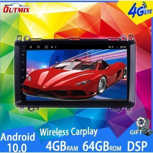 360 Cameras Android 10.0 system Car Multimedia Player For Benz B-Class B Class T245 2005-2011 Navi Radio Touch screen head unit