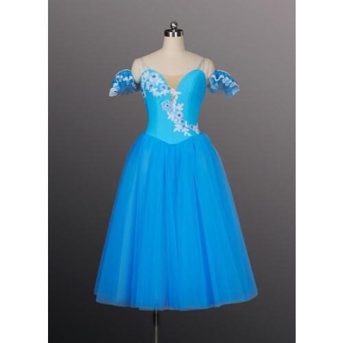 Classic ballet long ballet dress Professional peasant ballets Giselle, Napoli, la Fille Mal Gardee, La Vivandiere