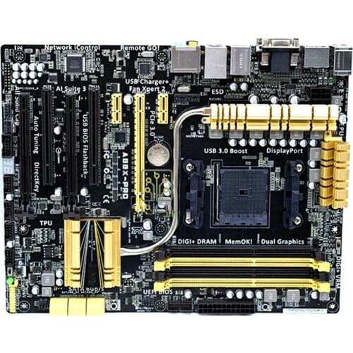 Motherboard For ASUS A88X-PRO FM2 FM2+ PCI-E3.0 ATX Crossfire DDR3 Support 7850K