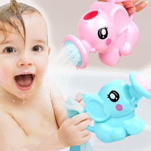 Cartoon Watering Pot Cute Small Elephant Shape Water Spraying Tool Baby Bath Toy Beach Play Water Sand Tool Toys Wholesale