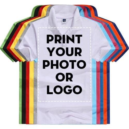 Design Your Own Custom T-shirts Print Favorite Photo or Logo Customized Printing Cotton Mens Short Sleeve T Shirts Tops Tees