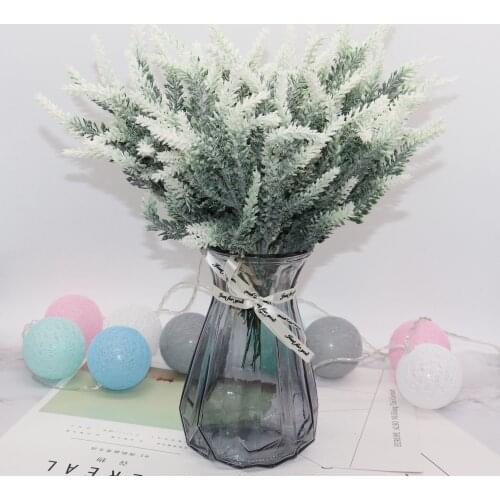 Cheap Wedding Party Artificial Flowers Lavender Fake Bridal Bouquet Party Home Decor Decorations Artificial Flowers
