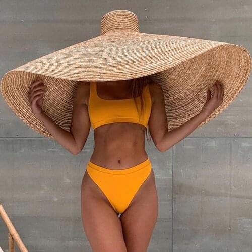 2021 New Sexy Solid Bikini Bandeau Swimwear Women Swimsuit Female Push Up Bikini Set Brazilian Bathing Suit Beachwear Swim Lady