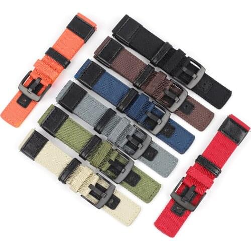 Nylon Leather Watchband 20mm 22mm for Huawei Quick Release Watch Straps Replacement for Samsung S3