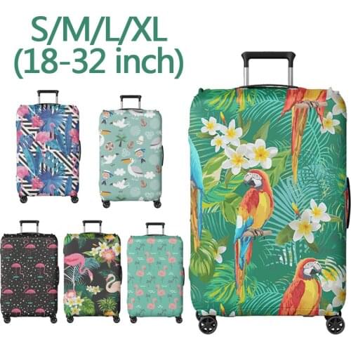 Thickened flower pattern suitcase cover, suitcase, suitcase protection cover, suitable for 18-32 suitcase cover elasticity