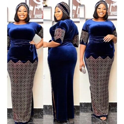 2021 Spring Autumn Africa Clothing Muslim Long Maxi Dress High Quality Fashion African Dress Lady African Dresses For Women