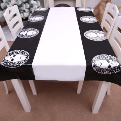 108*180cm Waterproof PVC Disposable Tablecloth Halloween Table Cloth Party Supplies Fancy Cartoon Dining Table Cover Tafelkleed