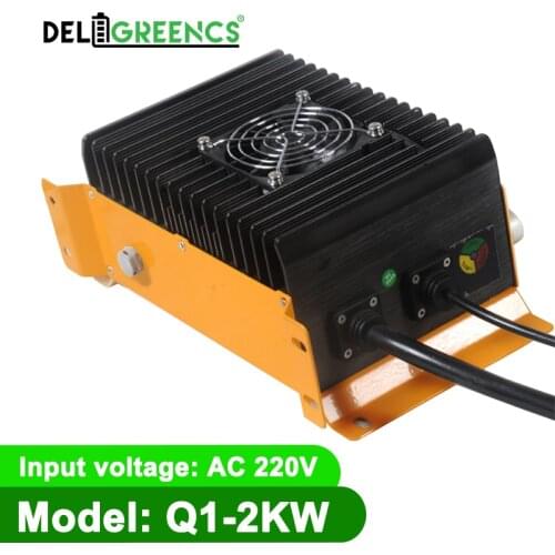 Onboard 2KW EV Charger For Motorcycle Onboard 16S 20S 24V 36V 48V 60V 72V 80V 96V 25A Enable Charger Waterproof