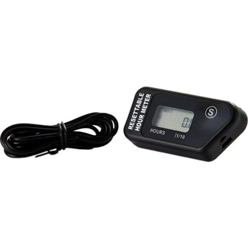 Waterproof Inductive Digital Hour meter For gasoline engine Generators Motorcycles ATV snowmobile pit bike jet engine