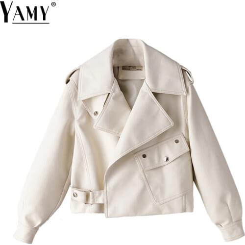 Женские кожаные куртки YAMY China At AliExpress