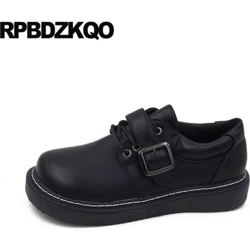 2019 fitness ladies fur designer shoes china black round toe japanese brown spring autumn lace up women chinese footwear flats