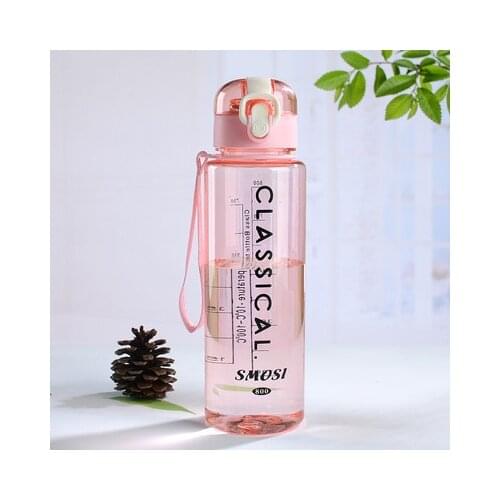 2021 New Style Fashion Students Water Cup Children Sports Water Cup Summer Portable Drop Proof Kettle Plastic Cup