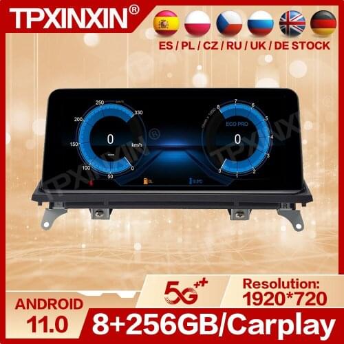 256GB Multimedia Android 11 Player Car Radio Stereo For BMW X5 X6 E70 71 2007 2008 2009 2010 GPS Navigation Receiver Head Unit